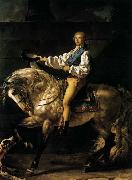 Jacques-Louis  David Count Potocki oil painting reproduction